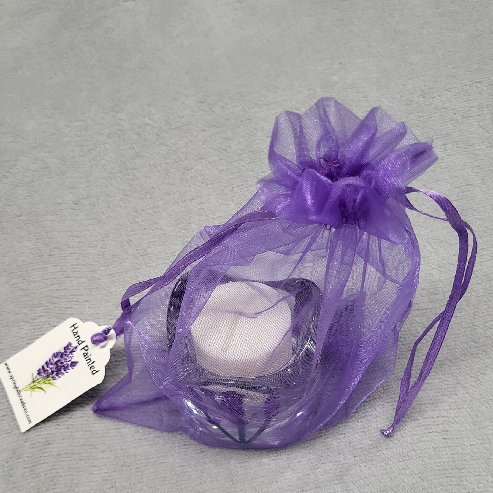 NWT Votive Candle Holder, Candle, and Bag ~ Unscented - Picture 6 of 11